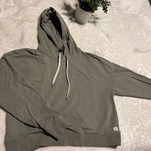 Vuori Halo Essential Super Soft Pullover Hoodie Green Size Medium